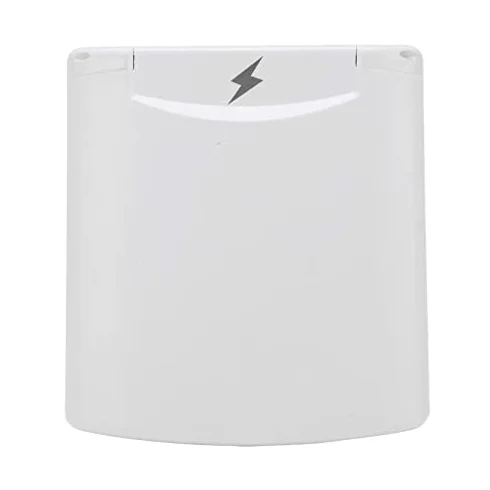Entrada de Bloqueo Giratorio del Enchufe de Alimentación, Rv Shore Power ， Tomacorriente para RV Enchufe Externo Impermeable de 3 Clavijas Toma de Corriente Montaje Integrado 220V-250V 16a(blanco)