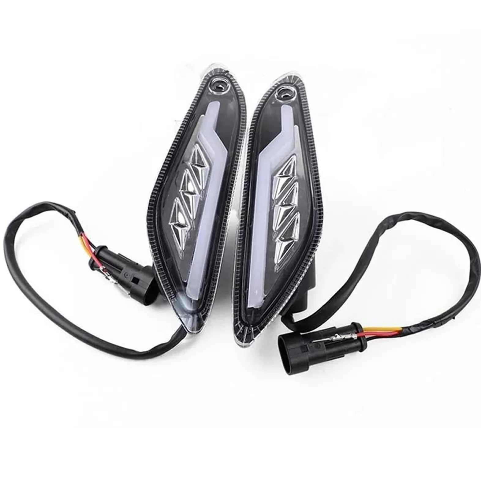 Moto Indicadores Intermitentes LED Para Motocicleta Para PIAGGIO Para Vespa Primavera 50 125 150 (2013-2023) Intermitentes Luz De Señal De Giro(Color1)