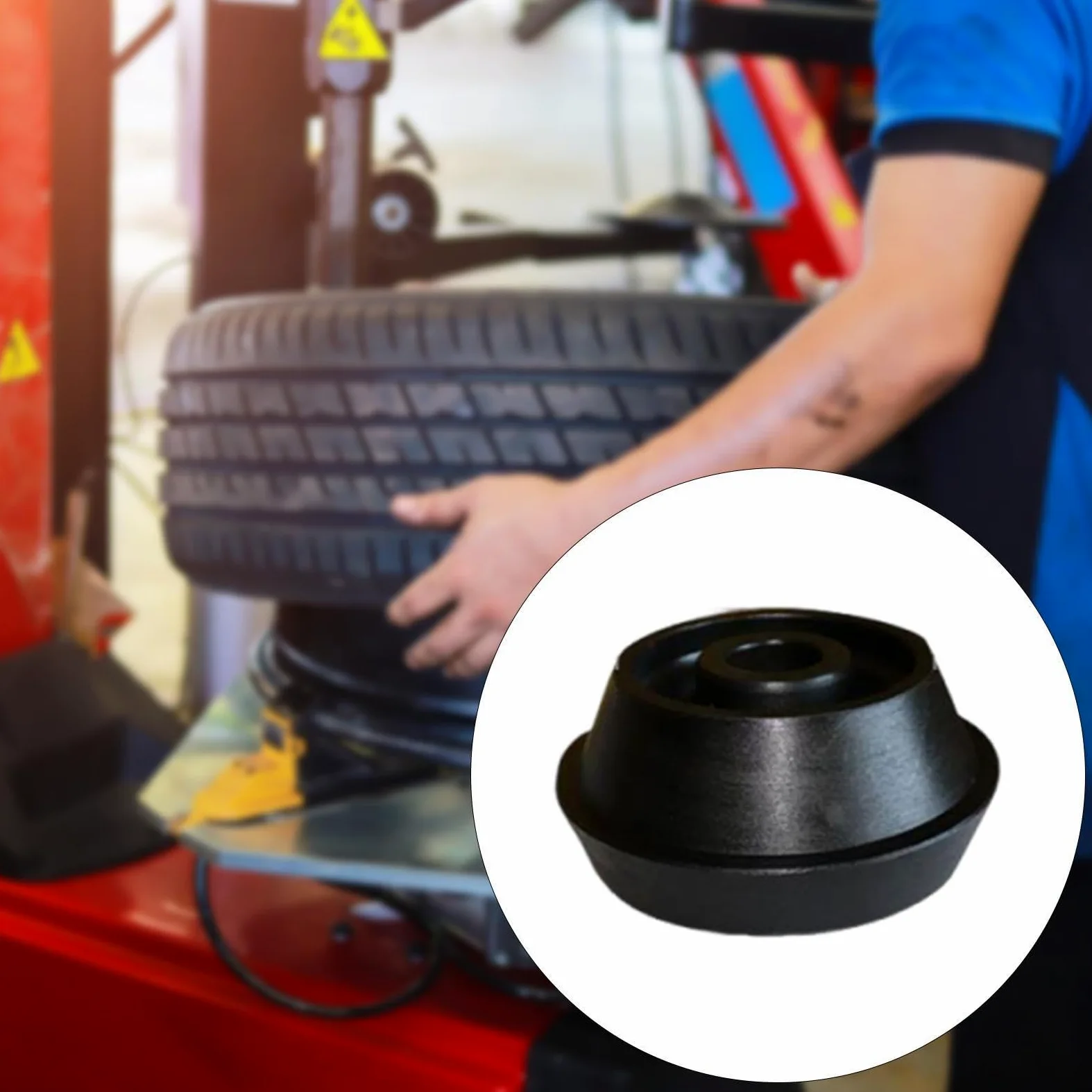 Cono Equilibrador de Ruedas Adaptador de Cono Equilibrador de Neumáticos Accesorios Automotrices Equipo Reemplaza El Cono para Camión Vehículo, Dia Del Agujero