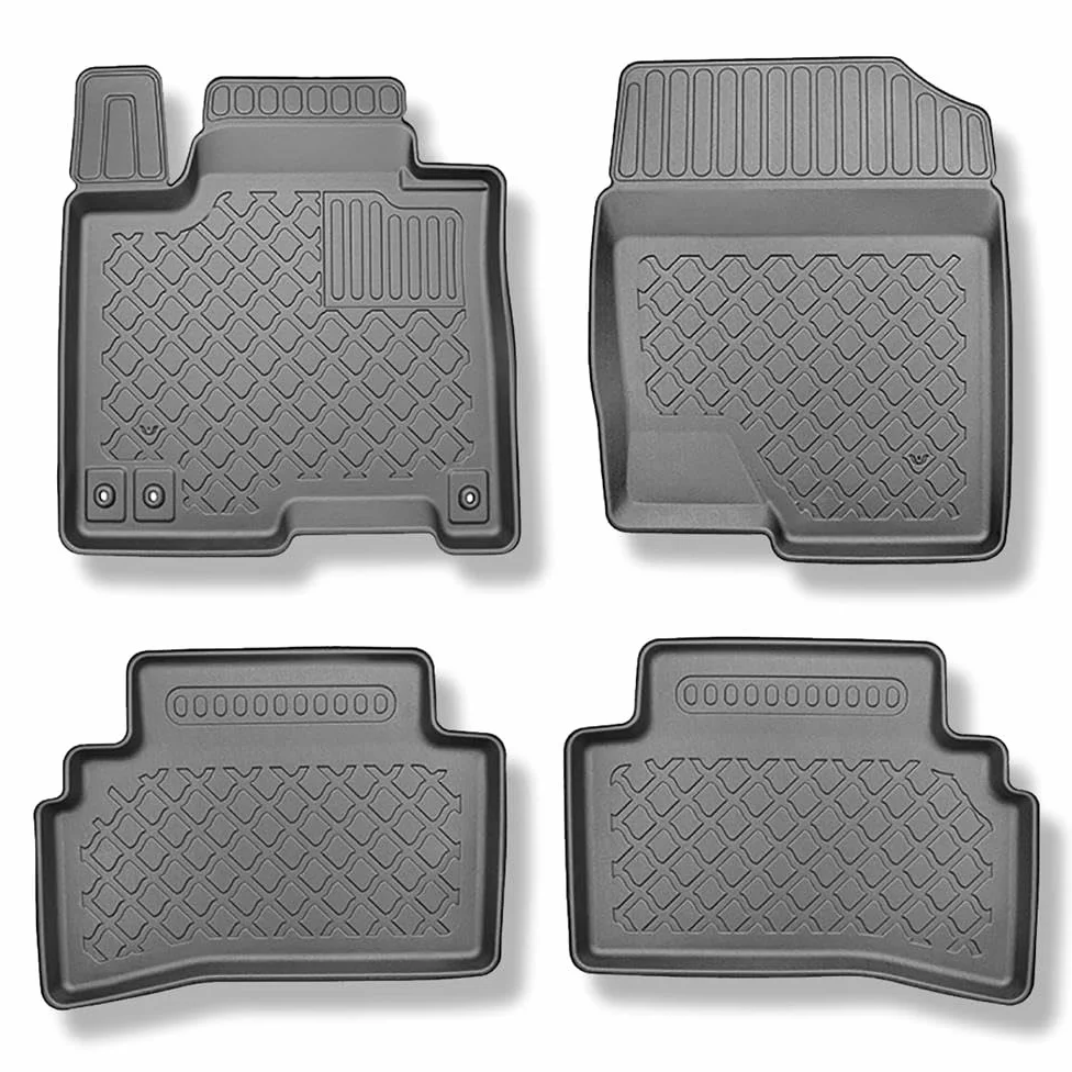 Mossa Alfombrillas de TPE adecuadas para Hyundai Tucson III HEV Hybrid SUV (12.2020- ) - alfombras para Coche - G