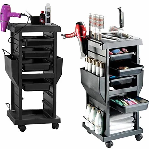 Beltom Salon Peluqueria Barbero Carro Cajones 4 Cajones para Colorear