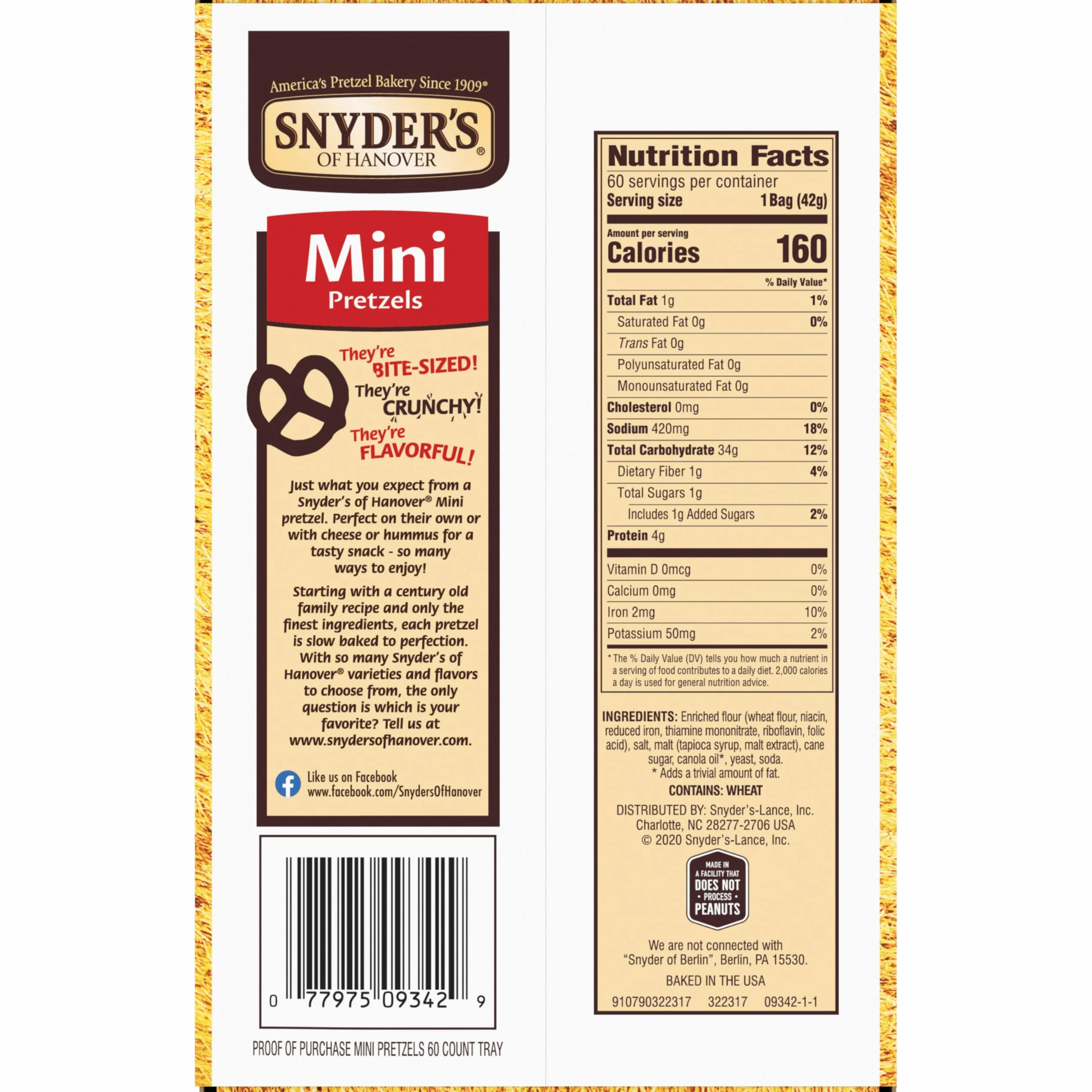 Snyder's Mini Pretzels 66-Pack 1.5 oz