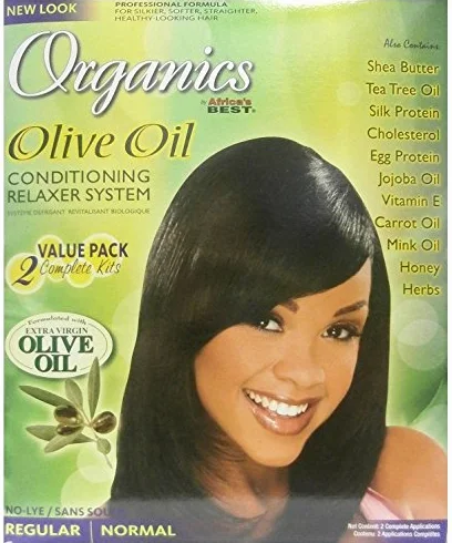 Africa's Best Organics Relaxer - Crema Alisadora, 2 Kits