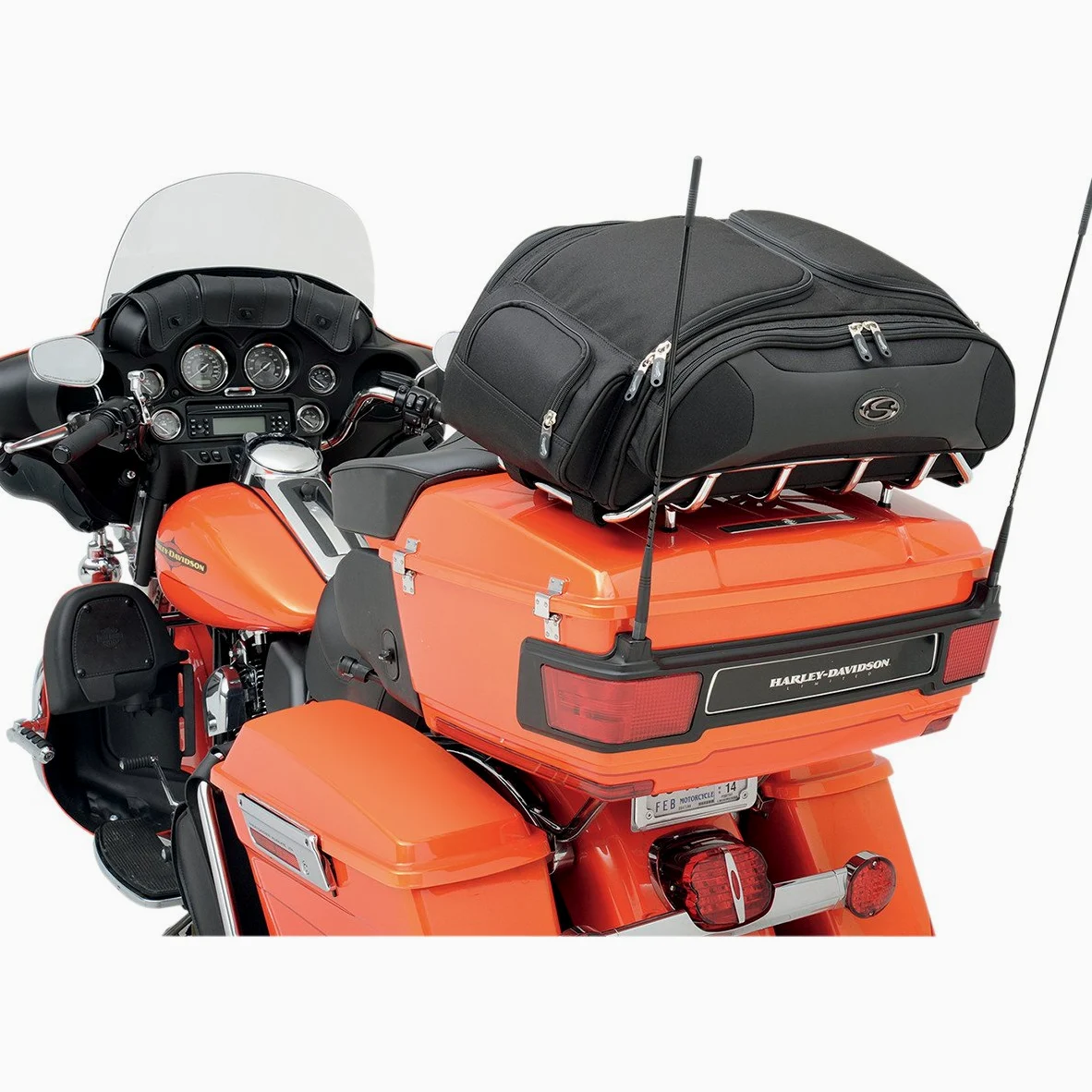 Saddlemen 3515-0140 Bolsa Deportiva para Maletero y Rack, Color Negro, 15.7 Pulgadas de Ancho x 14 de Alto x 9.5 de Profundidad