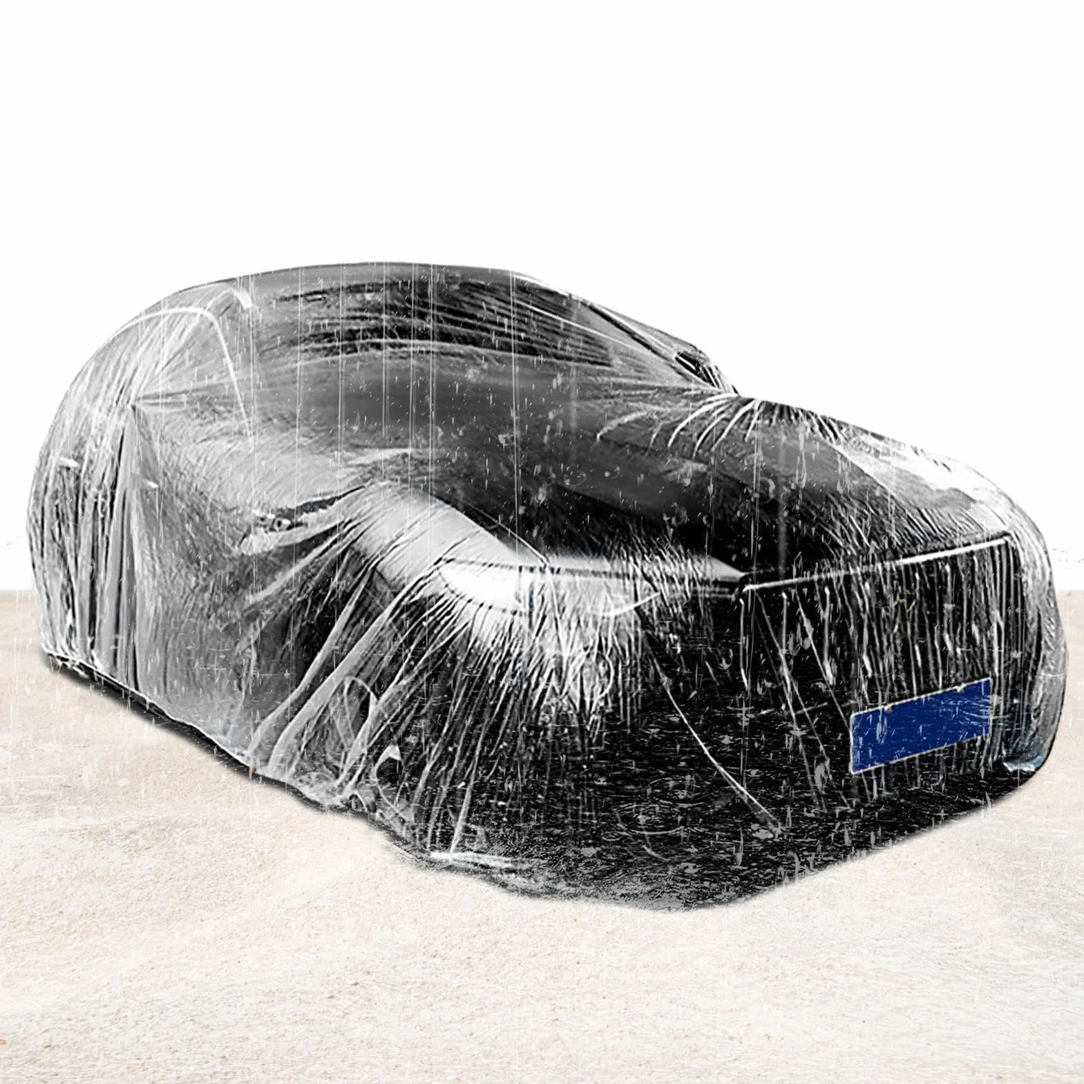 Clear Car Cover – Car Cover, Protective Coverr | Impermeable Film, Outdoor Vehicle Covers for Clears Shockproof Covers, Full Wind and Sun Protection