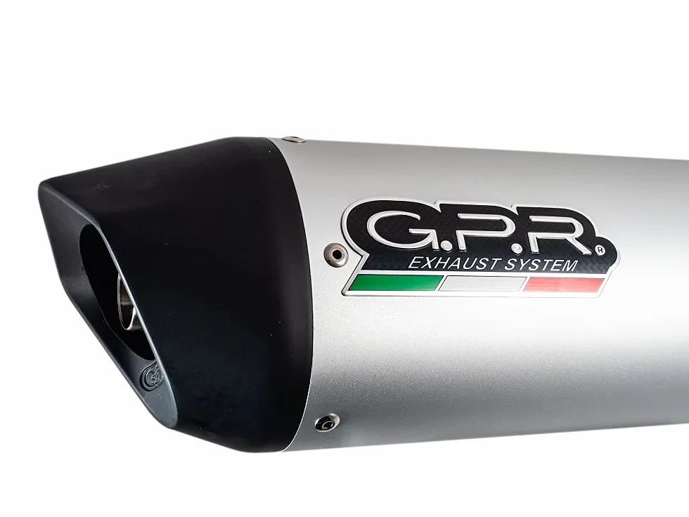 Olla silenciosa GPR Moto MoriniX-CAPE 650 2021/2023 e5line completa homologada e con catalizadorFurore Plata