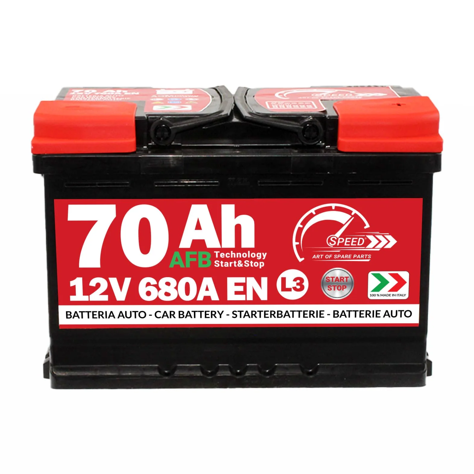 Batería para coche Speed L3 AFB Technology – 70 Ah, 680 A, 12 V