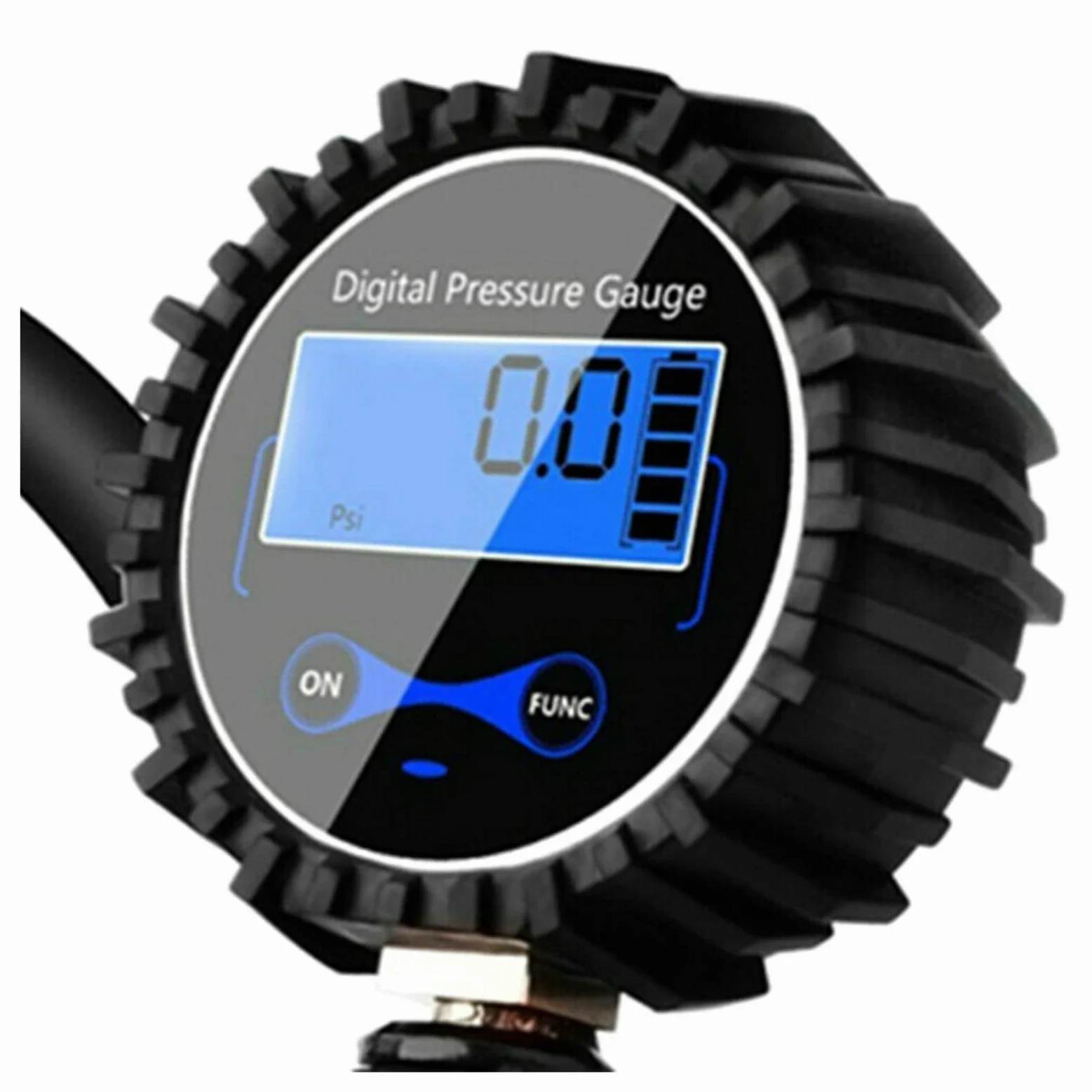 Indicador de presión de neumáticos de Pantalla, probador de neumáticos Digital, manómetro de presión de Aire, acoplador de conexión rápida para Coche, camión, Motocicleta