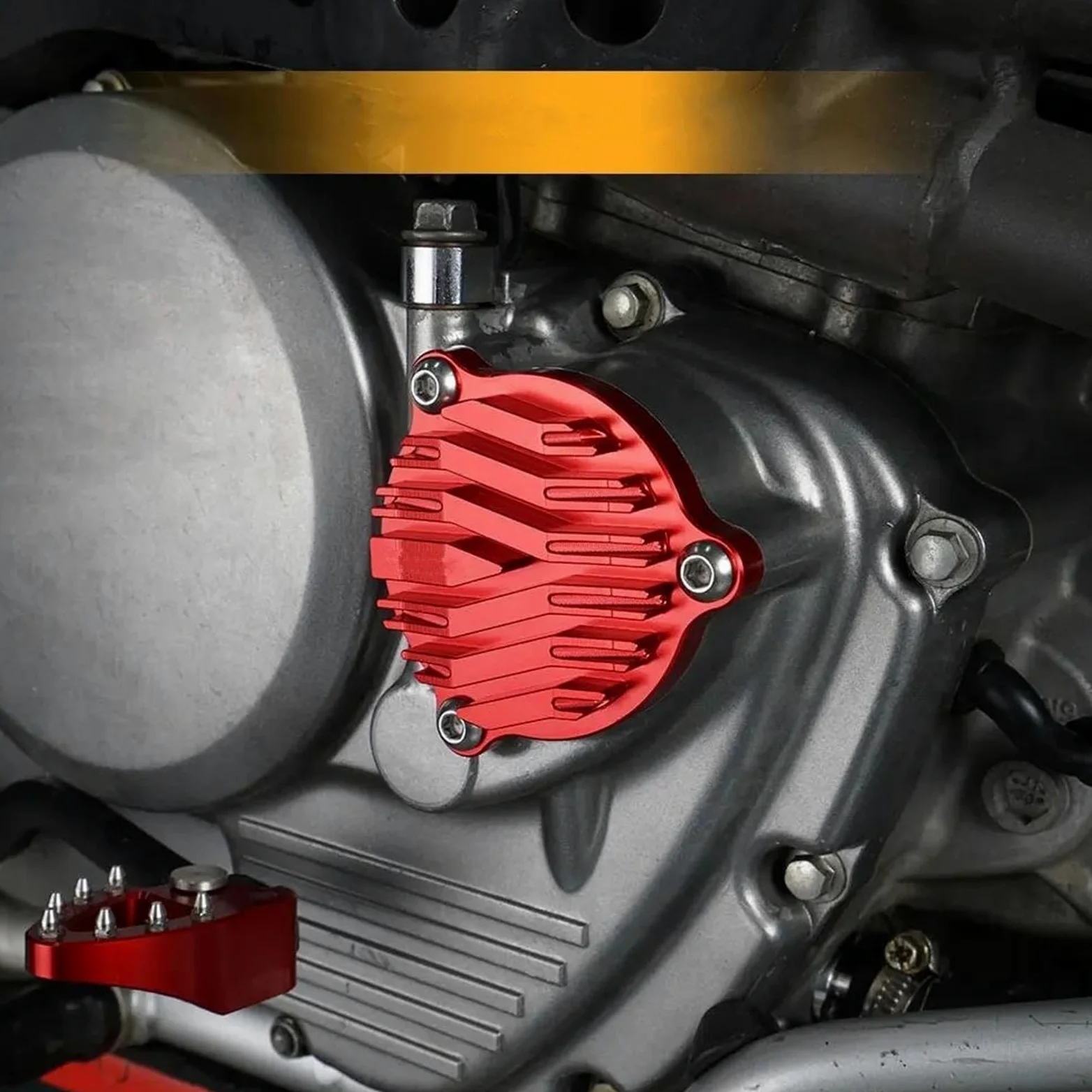 Tapón Aceite Tapa La Cubierta Filtro Aceite Motor La Motocicleta Con Diseño Disipador De Calor De Junta Tórica De Aluminio Para XR650L XR 650L 1993-2022 Tapones Aceite Para Motos
