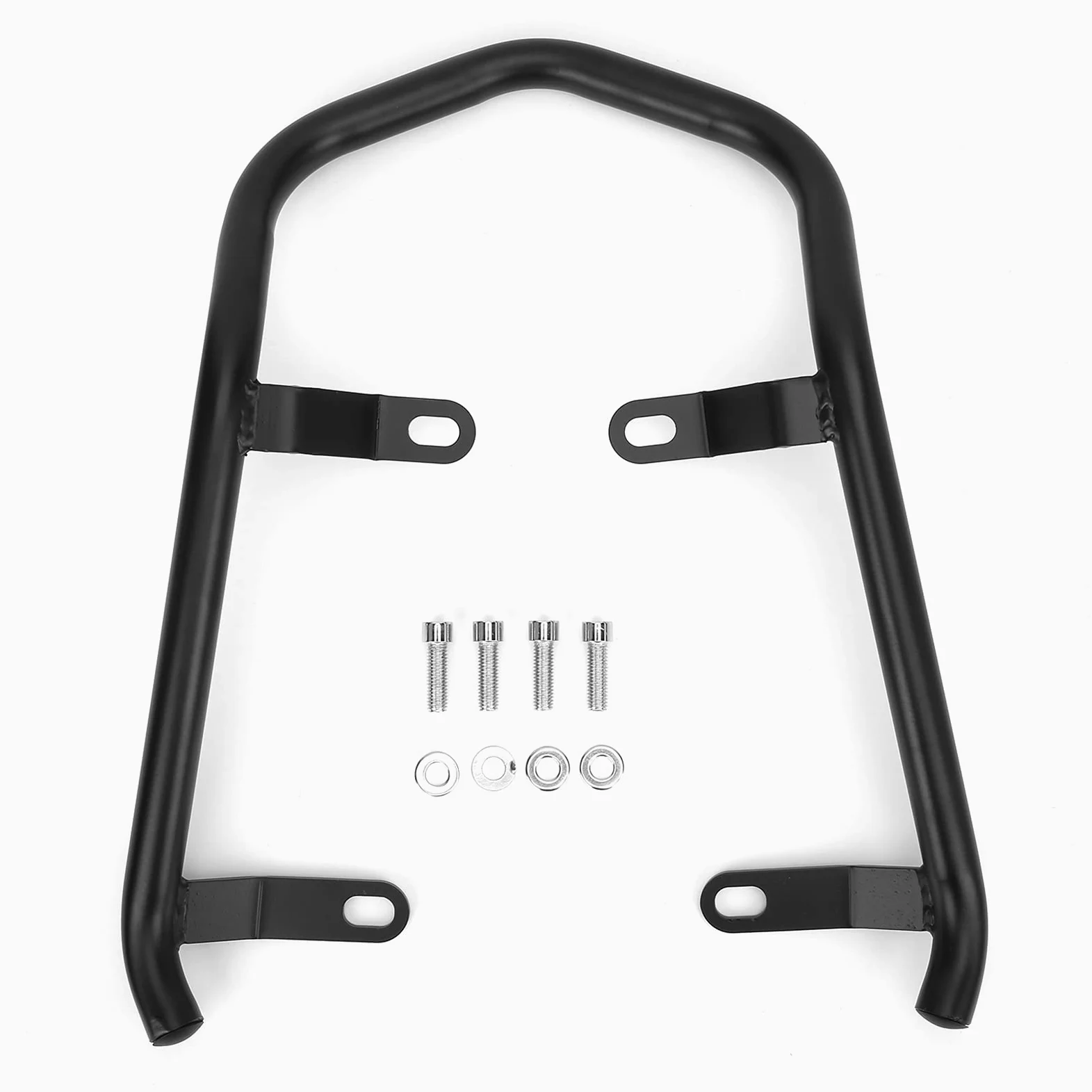 KIMISS Asiento Trasero de Motocicleta Apoyabrazos Portaequipajes Barra de Agarre para R NineT Scrambler/Pure