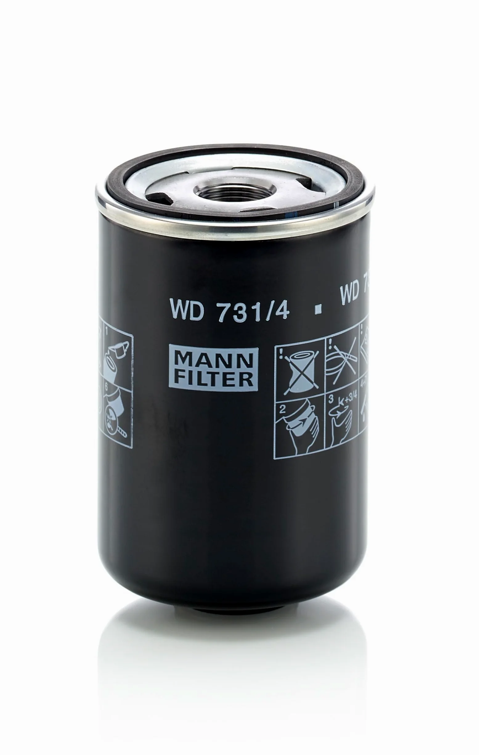 MANN-FILTER WD 731/4 Filtro de aceite - para Aplicaciones fuera de autopista