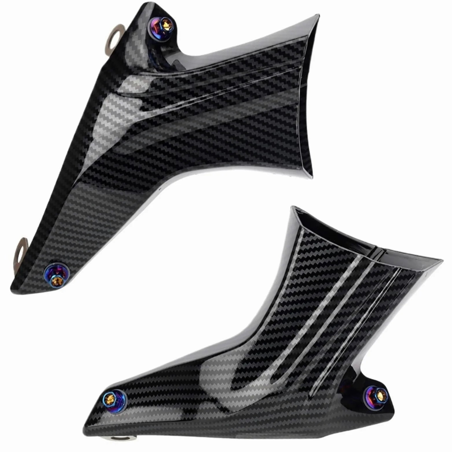 Refrigeración de pinza de freno Pinza de freno de motocicleta refrigerada por aire compatible con Yamaha YZF1000 R1 R1S YZF600 R6 R6S FZ1 FZ1S FZ6 FZ6S ABS Refrigeración de la pinza de freno(Style 3 S