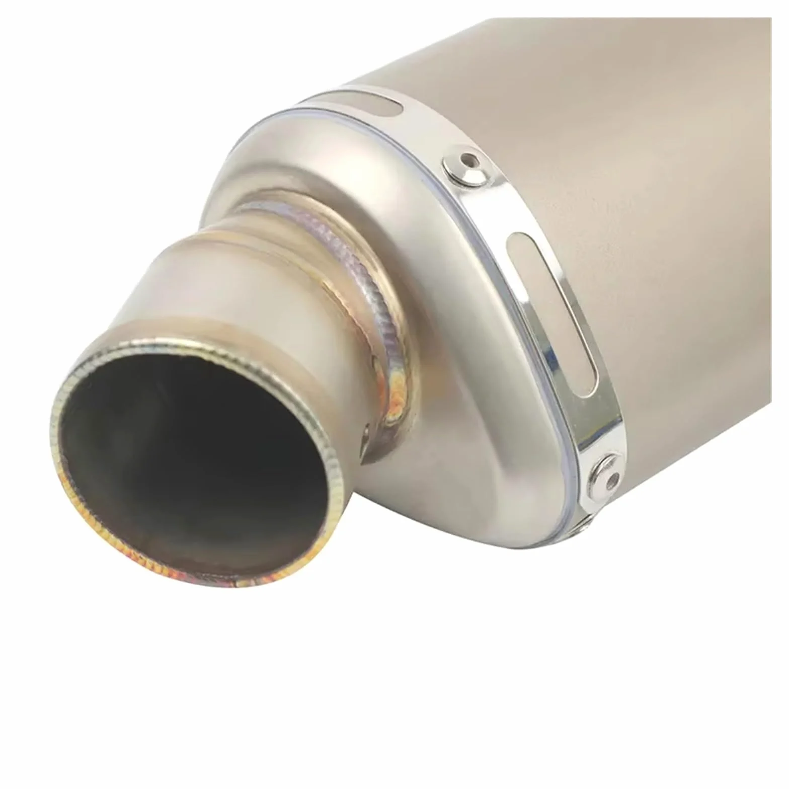 silencioso escape moto Para fz6 para pcx125 100cc-1000cc ATV GP Scooter | Silenciador de Escape Universal para motocicleta de 51mm, tubo de Escape de acero inoxidable de 310, 370 y 440mm(C3)