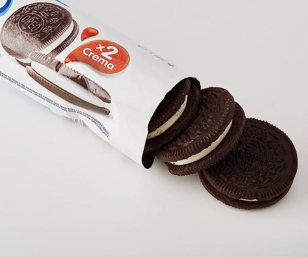 Oreo Doble Crema Galletas de Chocolate Rellenas Sabor Vainilla 157 g