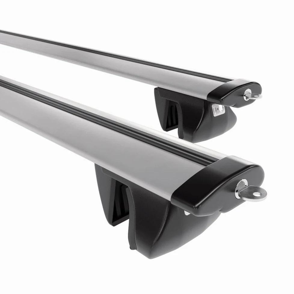 Mossa Barras de Techo ALU aptas para Ford Tourneo Connect 13-18 Plata DA | Furgoneta, II - railing integrado