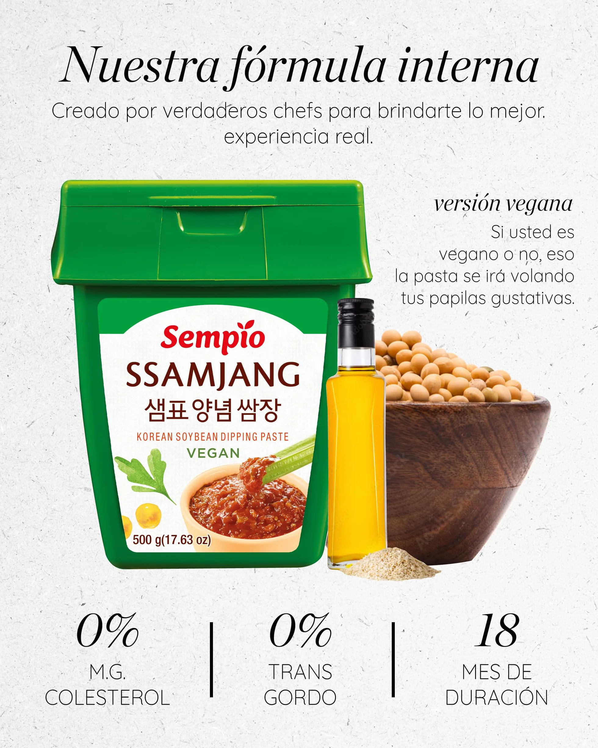 Sempio Ssamjang 500g Salsa Vegana BBQ Coreana