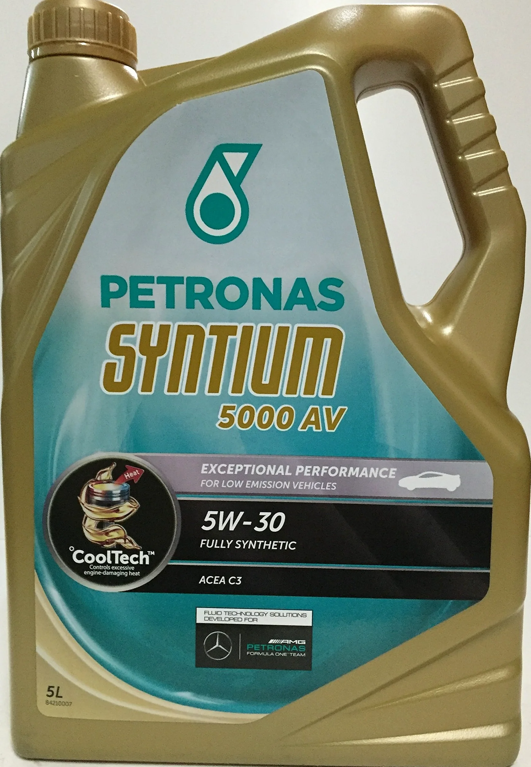 Aceite de Motor PETRONAS SYNTIUM 5000 AV 5W-30 8 lts (5x1 lt + 3x1 lt)