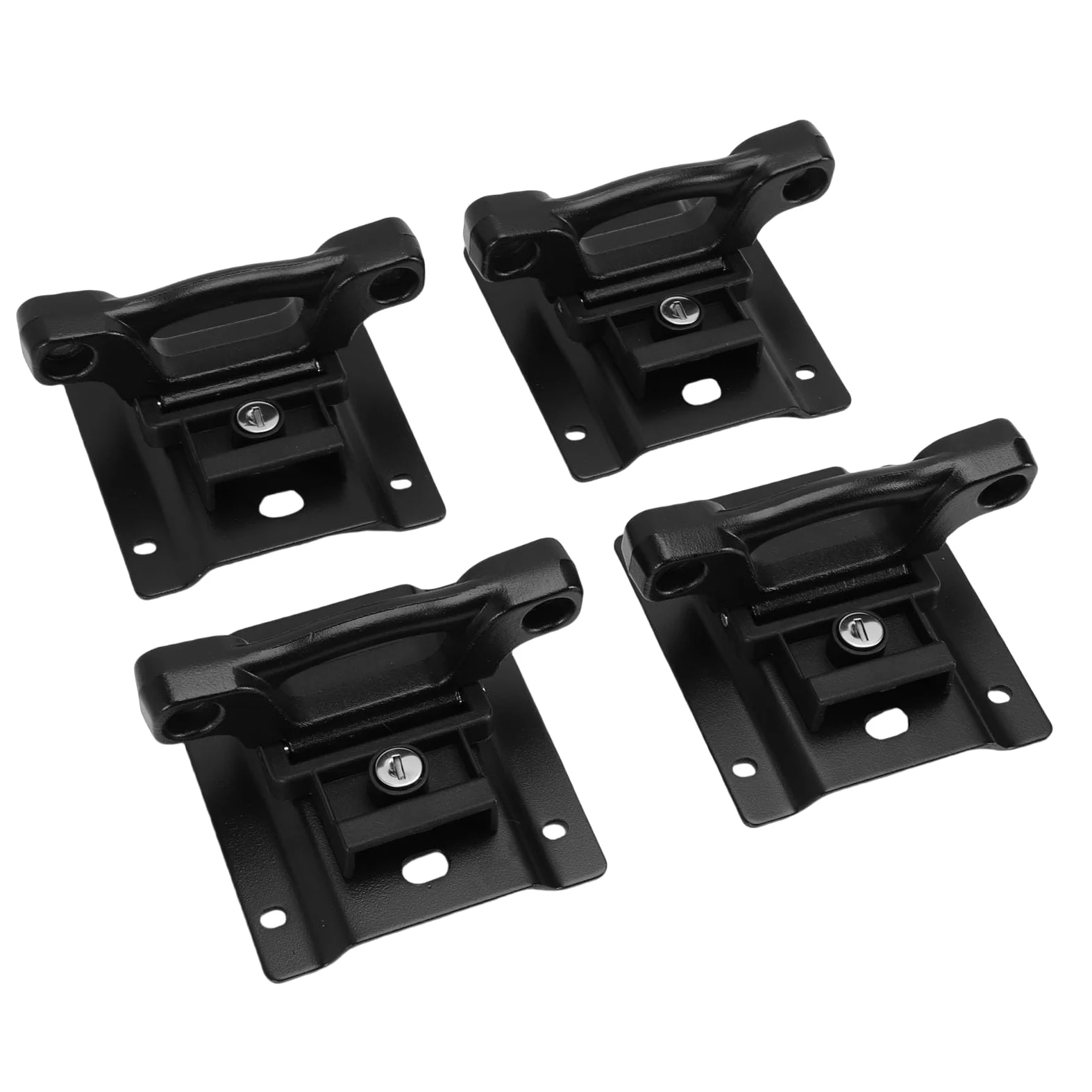 Sorandy Paquete de 4 Anclajes de Amarre para Camioneta, Soportes de Repuesto Resistentes para 250 350 2015-2025, con Revestimiento Duradero y Anillos de Anclaje para Seguridad de Carga