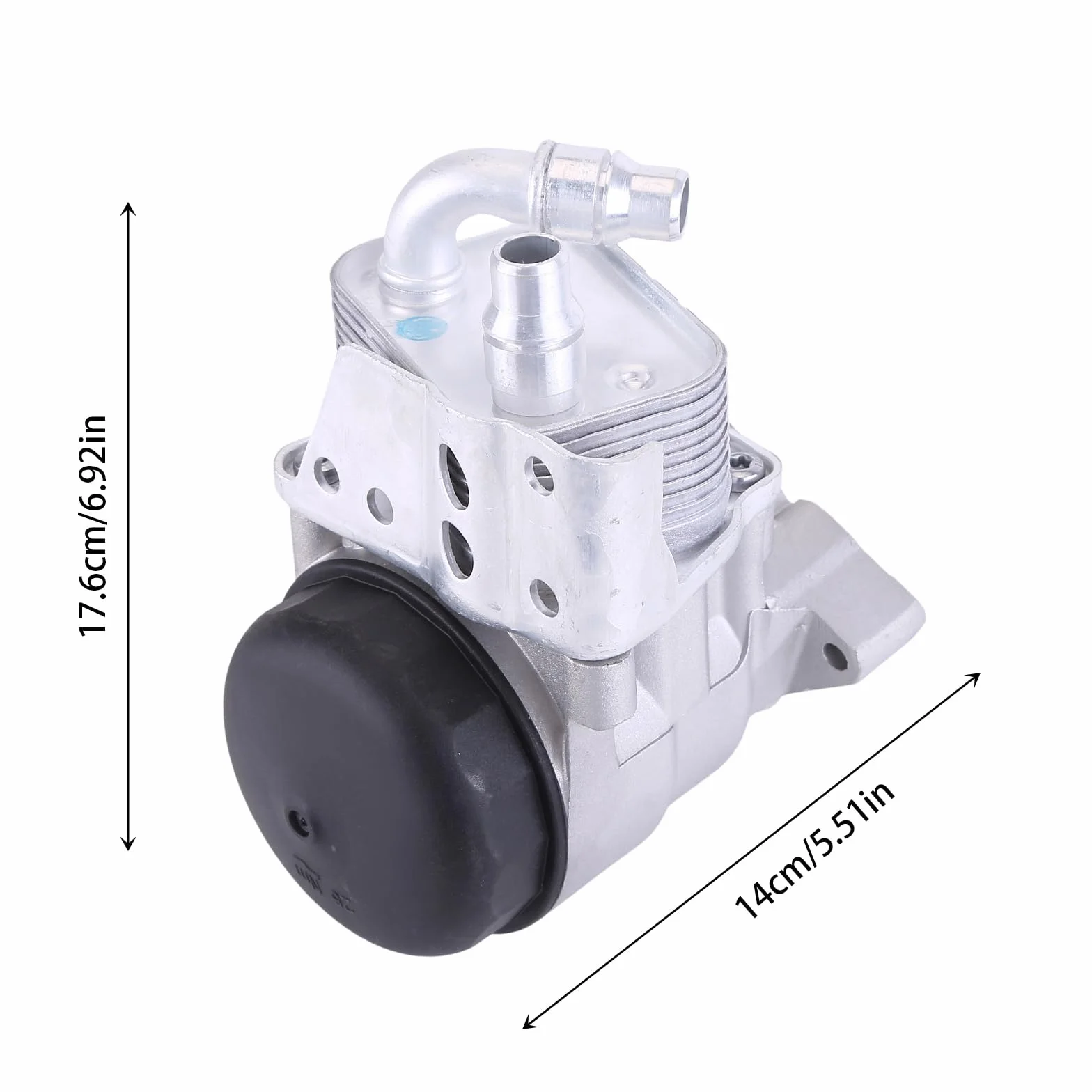 Junta de filtro de enfriador de aceite, compatible con E81 E46 E90 1.6 1.8 2.0 N42 N43 N45 N46 11427508966, 11427508967 carcasa de filtro de aceite filtro de aceite