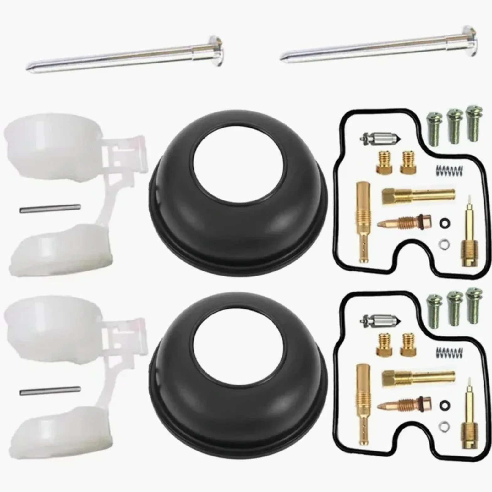 Kit Carburador Repuesto Kit De Reparación Carburador Para 125 Para Varadero XL125V XL125 Para 125cc Kit De Reparación De Carburador Para Motocicleta: Émbolo, Flotador Y Diafragma(F Style)