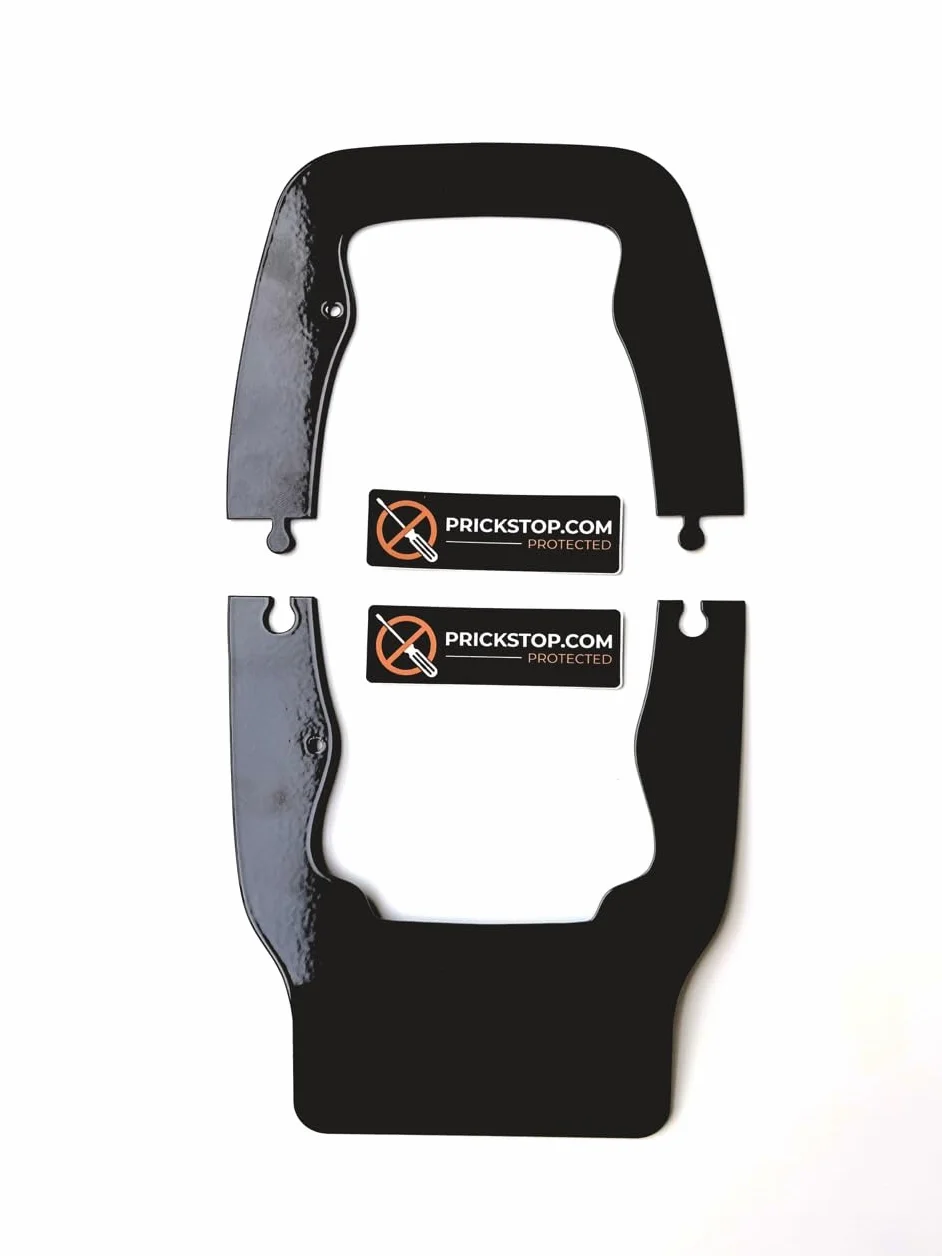 Prickstop Protección antirrobo exterior para Fiat Ducato, Citroën Jumper, Peugeot Boxer – Placa de refuerzo y reparación de puertas para puerta del conductor y puerta trasera, evita robos a partir del