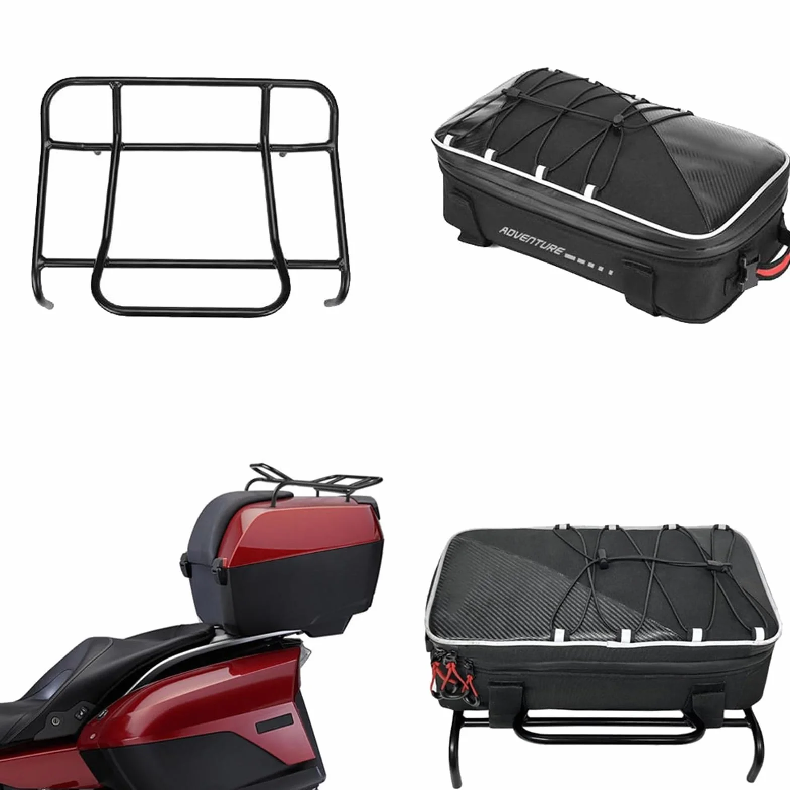 Top Cases Rack Bolsa Trasera Bolsas De Equipaje Barandillas Bastidores Estuches Soportes para BMW R1250RT K1200GT K1300GT K1600GT K1600 GT R1200 RT
