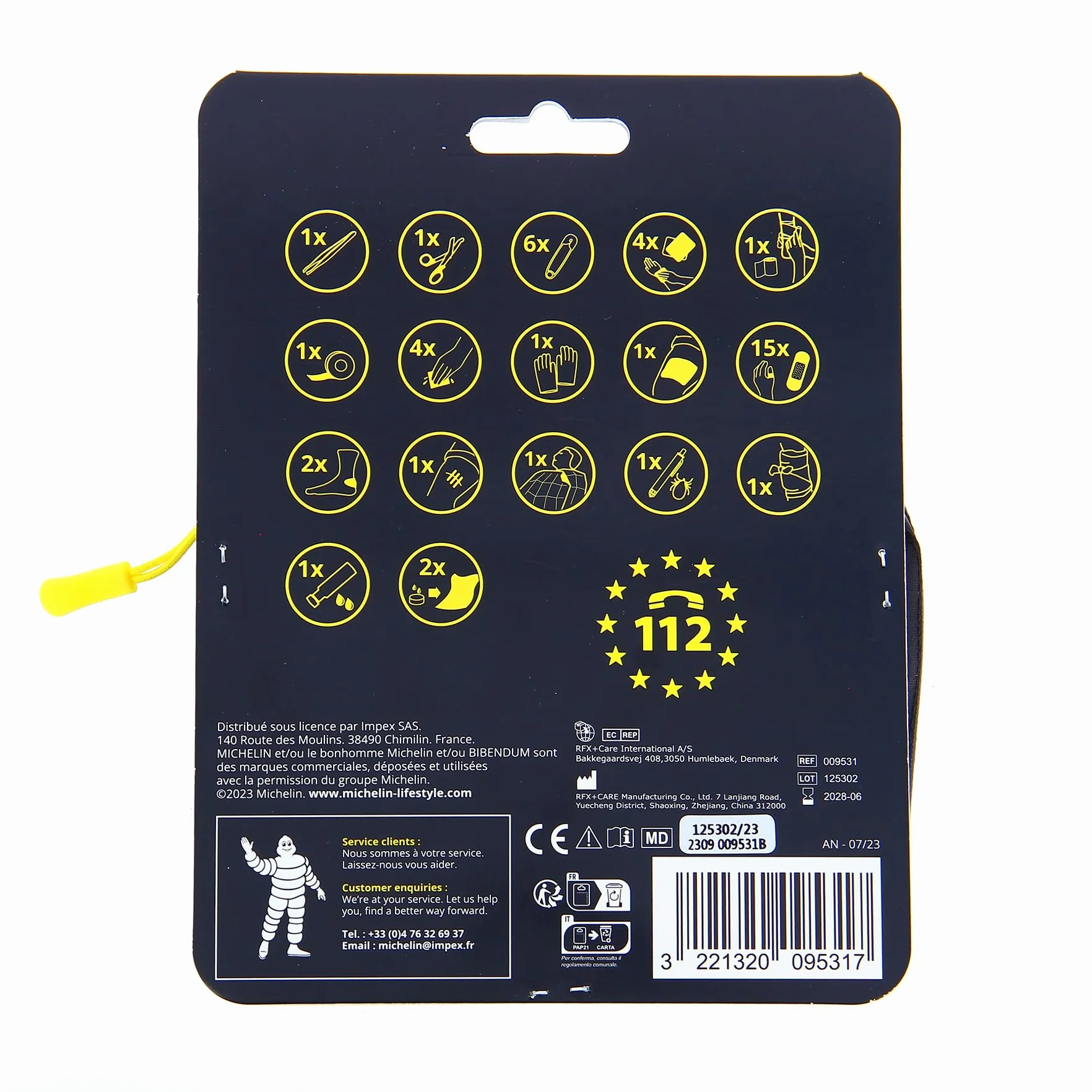MICHELIN Botiquin Coche 9531