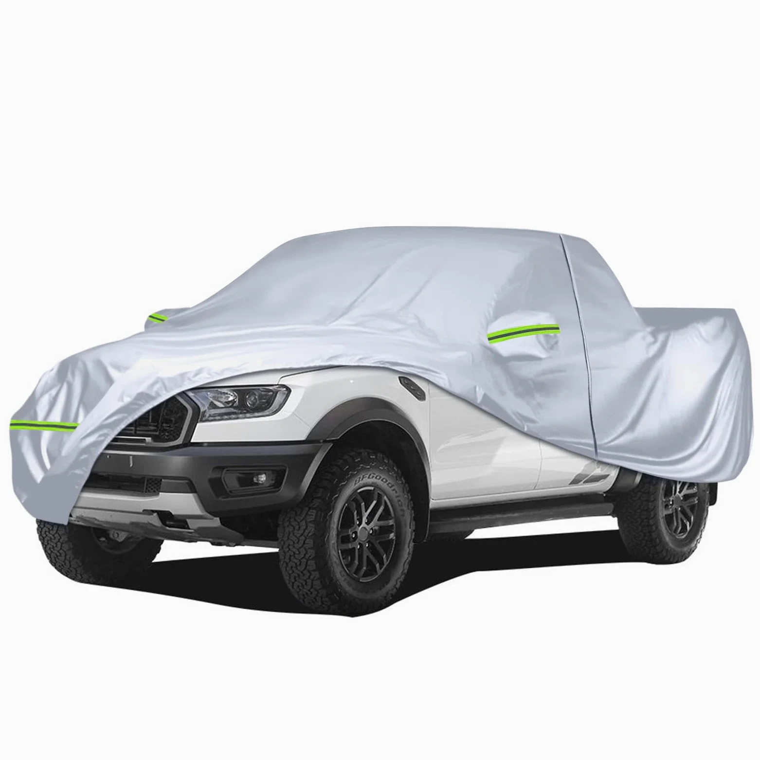Lona para cubrir el coche, compatible con Ford Ranger, Toyota Hilux, Nissan Navara, VW Amarok, Benz X-Class, FIAT Fullback, doble cabina, cubierta para coche al aire libre, resistente al polvo y al