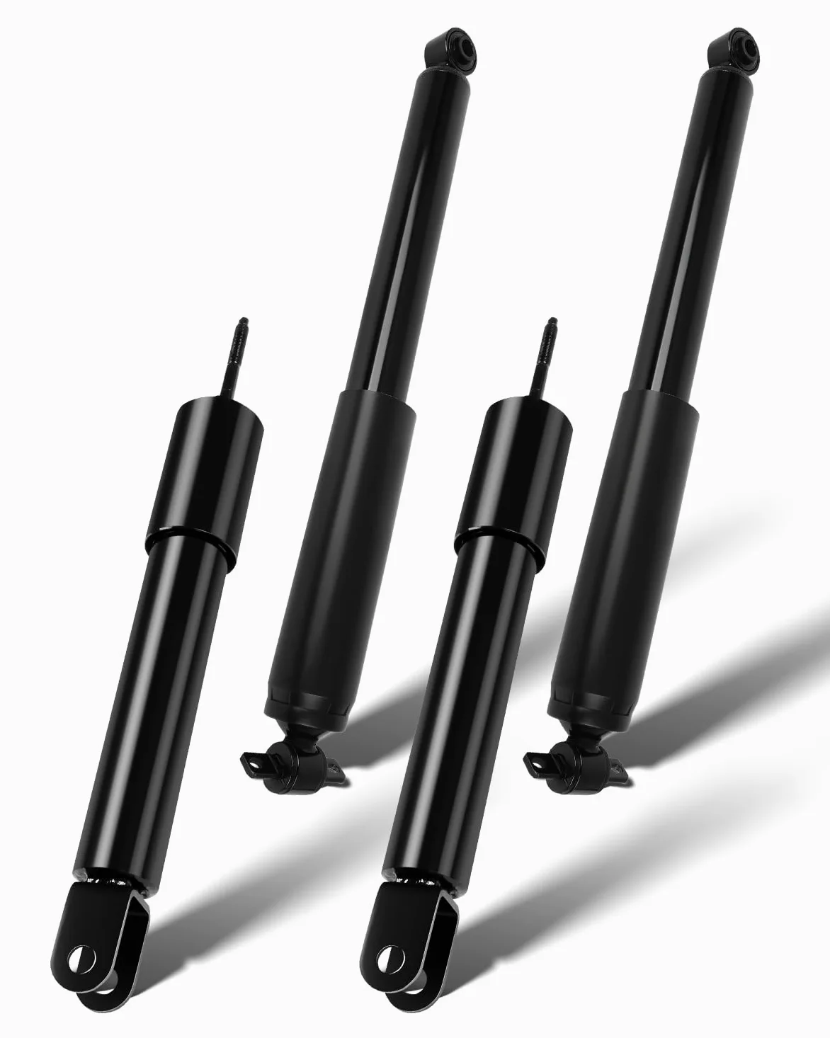 SCITOO Amortiguadores delanteros y traseros para Hummer 2006-2010 para Hummer H3 Shocks 555049 911527 555050 911528 - Juego de 4 piezas