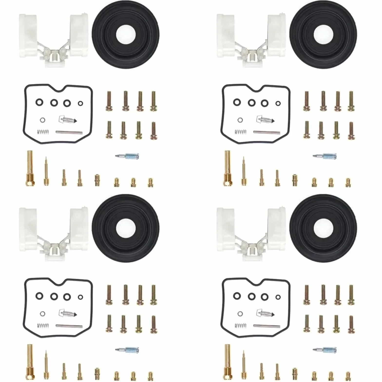 Kit Carburador Repuesto Kit Reparación Carburador Juego Reconstrucción Carburador Junta Válvula Aguja Compatible Con Para ZR-7 ZR750-F 1999-2003 Para ZR-7S ZR750-H 2001-2005