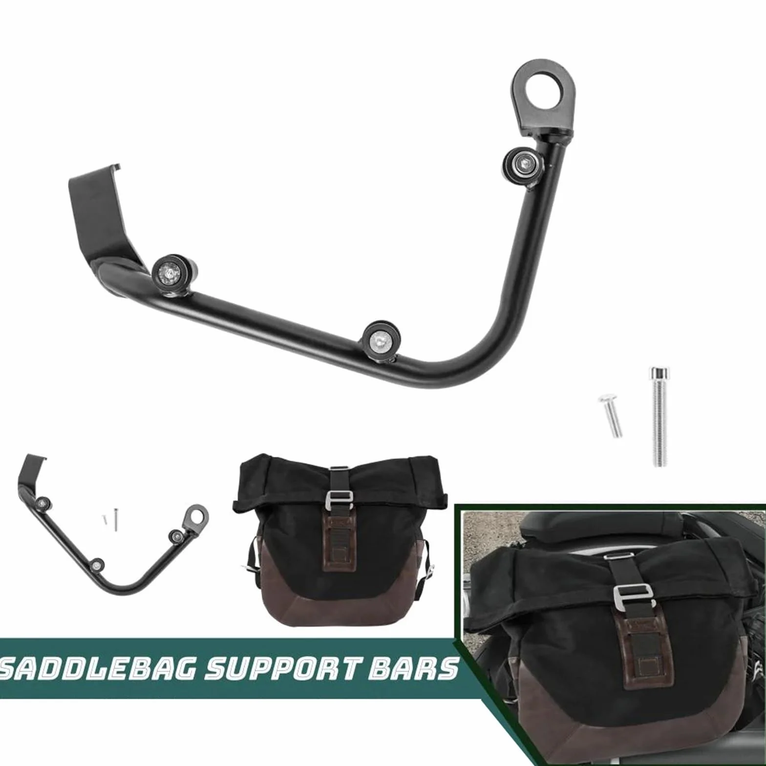 Soporte De Alforja R NineT para BMW R9T Scrambler Urban GS Pure Racer, Montaje Lateral para Motocicleta, Bolsas, Barras para Portaequipajes