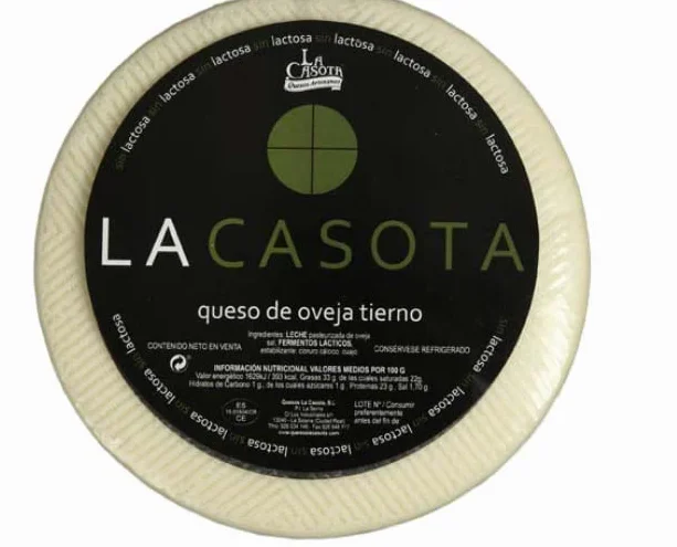 Queso La Casota de oveja tierno SIN LACTOSA - El manchego artesano más premiado de Castilla La Mancha