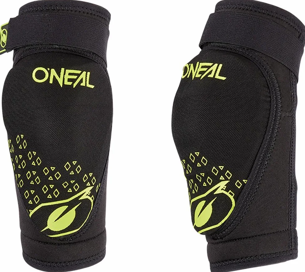 O'NEAL | Protector de Codo | BMX Mountain Bike Downhill | Neopreno Transpirable, construcción Ligera y Ultrafina, Material Resistente a la abrasión | Protector de Codo Dirt | Adulto | Negro