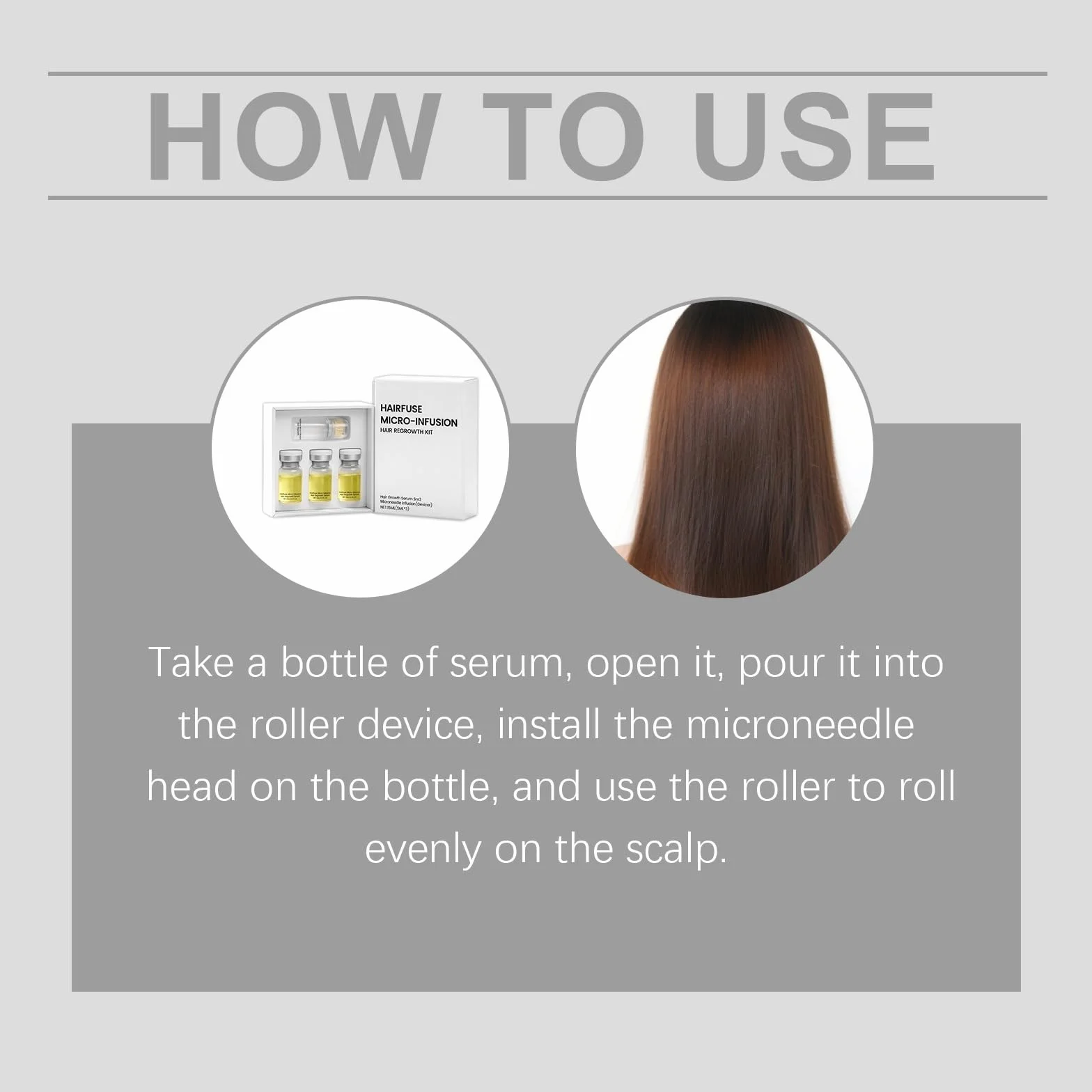 Sistema de Crecimiento del Cabello, Micro-Infusion Hair Regrowth Kit, Tecnología de Microinfusión Indolora