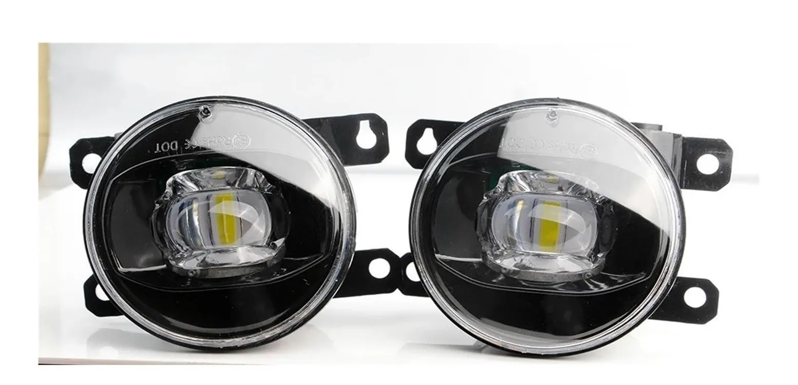 Faro Delantero Luz Antiniebla Lente LED Para Mitsubishi Para Challenger Para Nativa Para Pajero Para Dakar 2008-2015 Parachoques Delantero Coche Lámpara Canbus H11 Faros Antiniebla