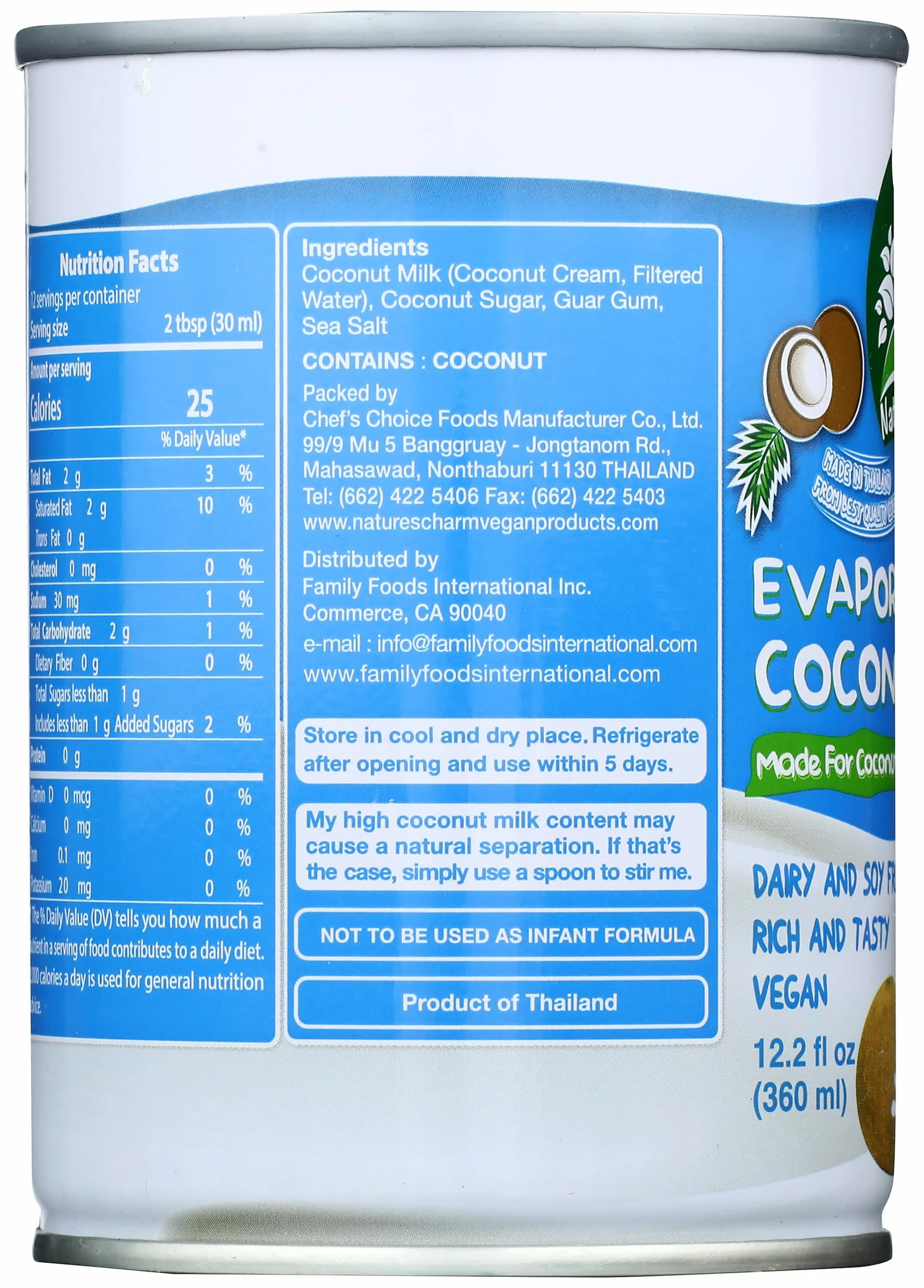 Nature's Charm Leche de Coco Condensada 360 ml