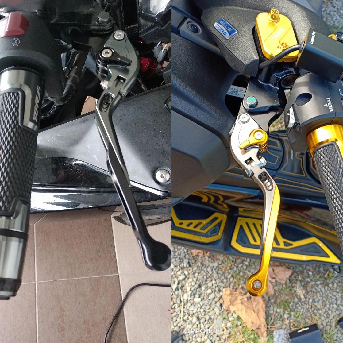 ESPEEDMTC para Aprilia Shiver 750/ GT/ 900, aleación de Aluminio CNC modificada, Longitud de 6 etapas, Palanca de Embrague de Freno de Mano Plegable Ajustable, Accesorios (Negro)