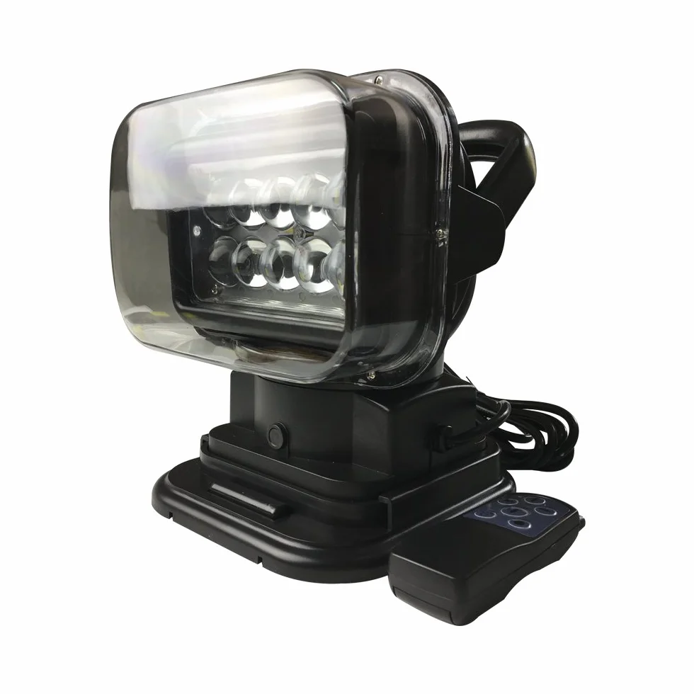 SXMA 50W Led Search Light Control remoto inalámbrico 360 grados de luz de trabajo Luz de lámpara de reflector Base magnética para auto / 4X4 / Offroad/SUV Camping Garden (1PCS)