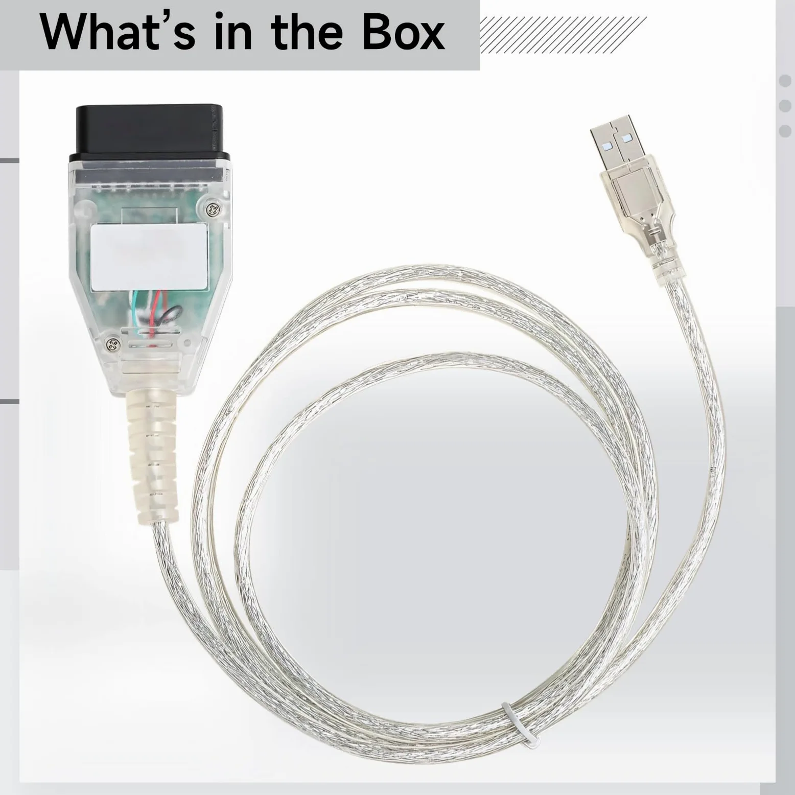 Tis Techstream V18 - Herramienta de diagnóstico con Mini Vci J2534, interfaz USB y cable de 1,5 m para programación de vehículos