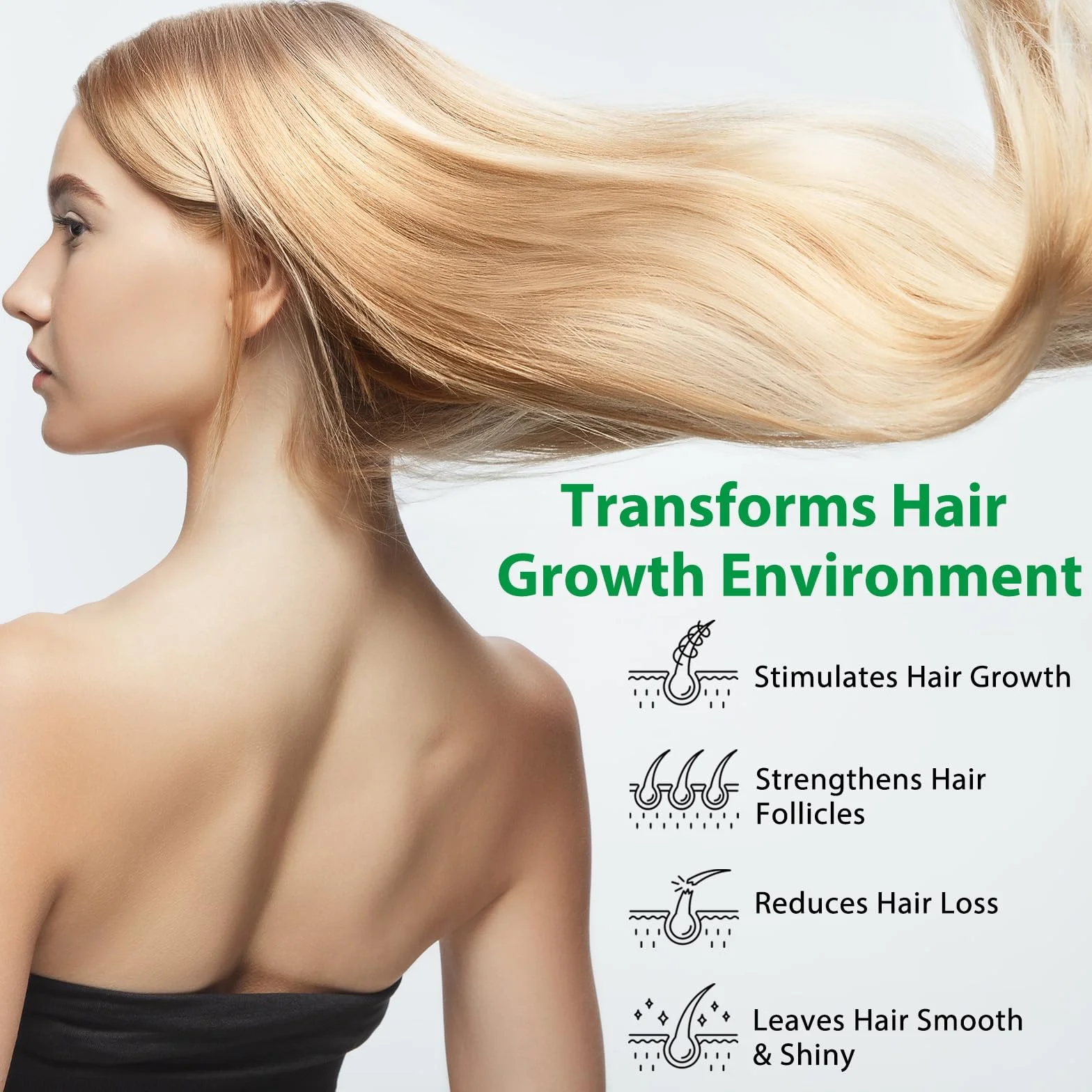 Batana Oil Shampoo und Conditioner Set, Clarificante Haarwachstumskur für dünendes Haar