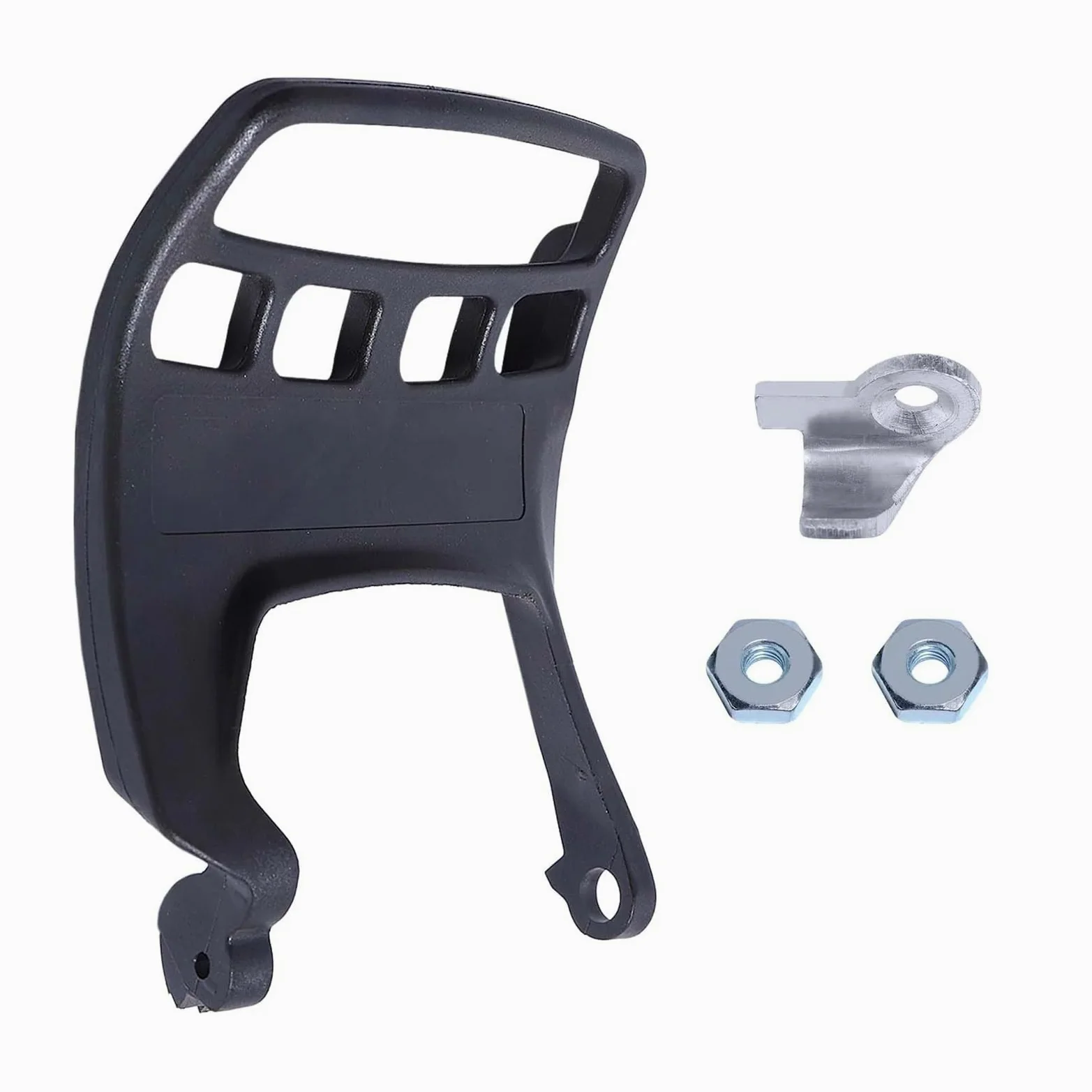 Kit de Receptor de Mango de Freno de Cadena Compatible con Stihl MS271 MS291 MS271C MS291C, Protector de Mano for Motosierra, Mango de Freno con Tuercas de Barra 1141 792 9101