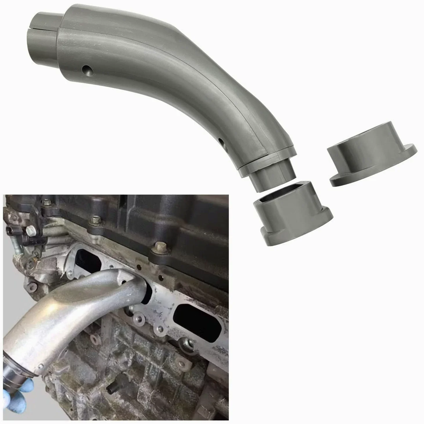 ZKTOOL Adaptador de limpieza de carbono para limpieza de carbón para BMW BEN Chevrolet Buick Porsche VW Audi motor limpiador de carbono