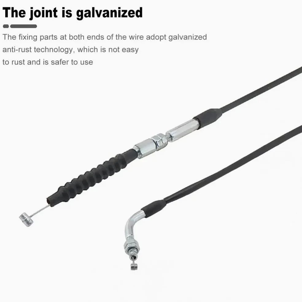 Línea de Cable acelerador Gas para motocicleta, para bicicletas motorizadas Para 49cc, 60cc, 66cc y 80cc, longitud del Motor 2 M 82 pulgadas