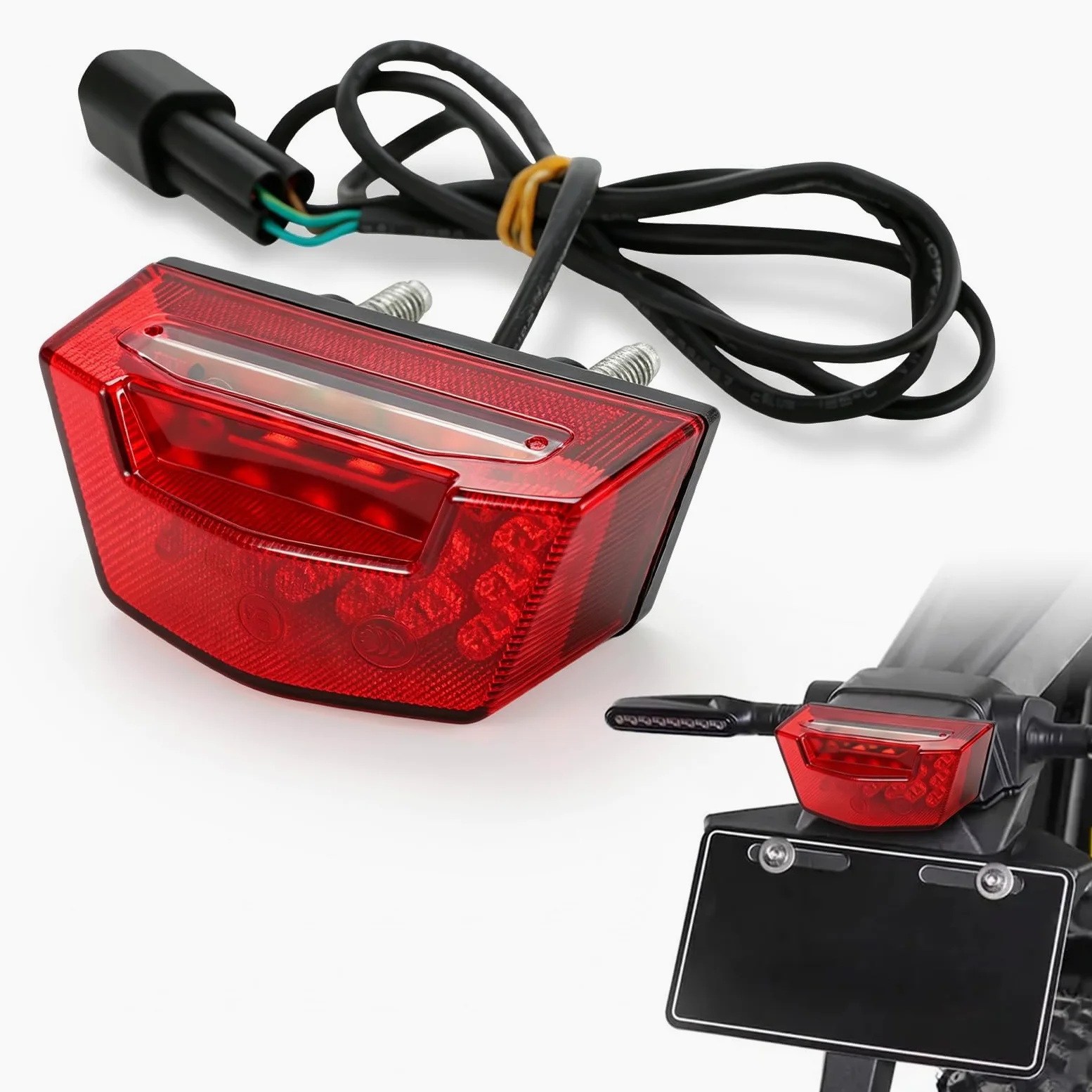 Luz trasera de moto para Talaria, luz trasera Dirt Bike eléctrica para Talaria Sting R MX3 TL3000 R MX4 TL4000 MX5 TL5500 Talaria X3 XXX TL2500 E-Ride Pro SS/S Electric Dirt Bike