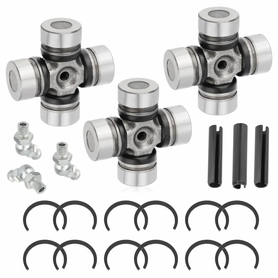 Juego de 3 crucetas eje de transmisión delantero y trasero para Polaris RZR 1000 900 800-4 Turbo RS1 Ranger Crew 1000 900 800 570 500 Diesel