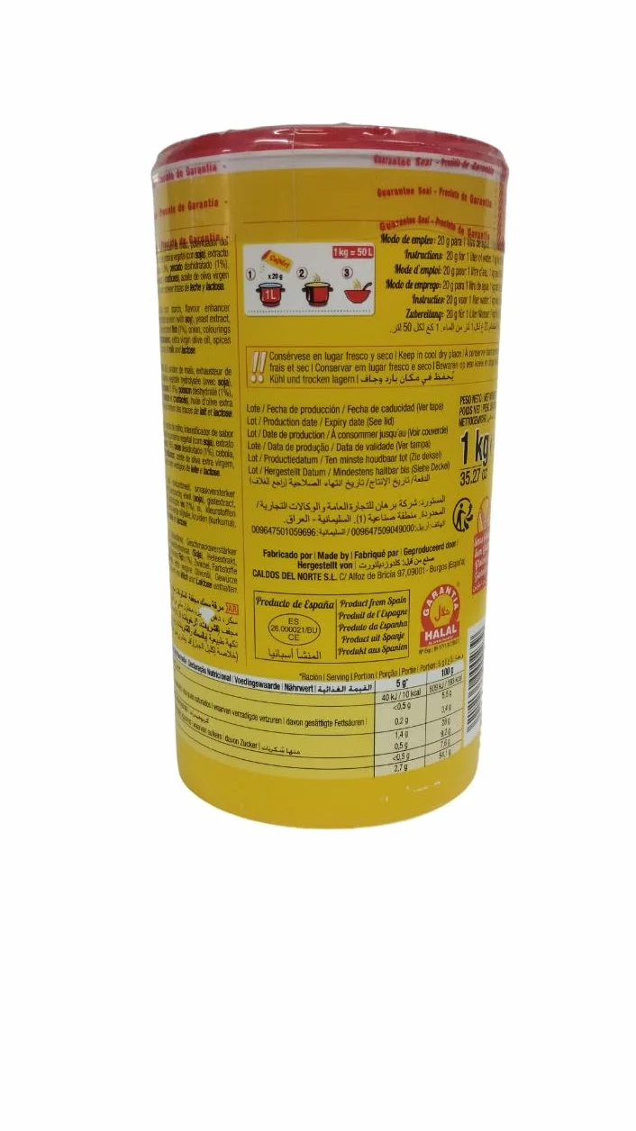 CALNORT CALDO DE PESCADO FISH STOCK 1 Kg SIN GLUTEN