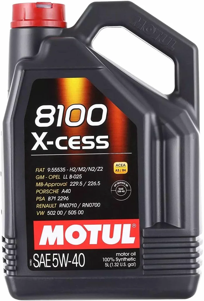 Motul 102870 - Aceite de motor 8100 X-cess (5W40, 5L)
