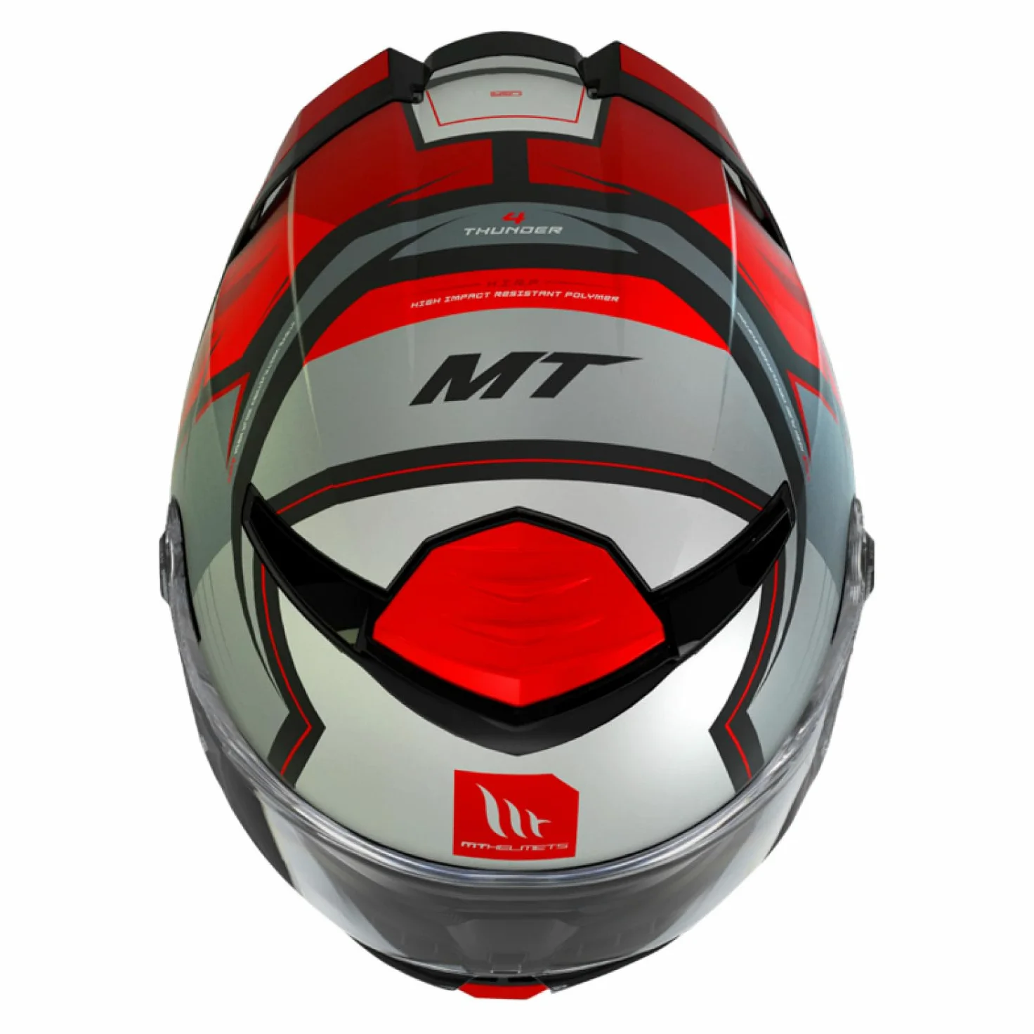 Casco Integral MT Thunder 4 SV PENTAL B5 Rojo Nácar Mate L (Doble Pantallas con Pantalla Solar - PINLOCK Ready) (ECE 22.06)