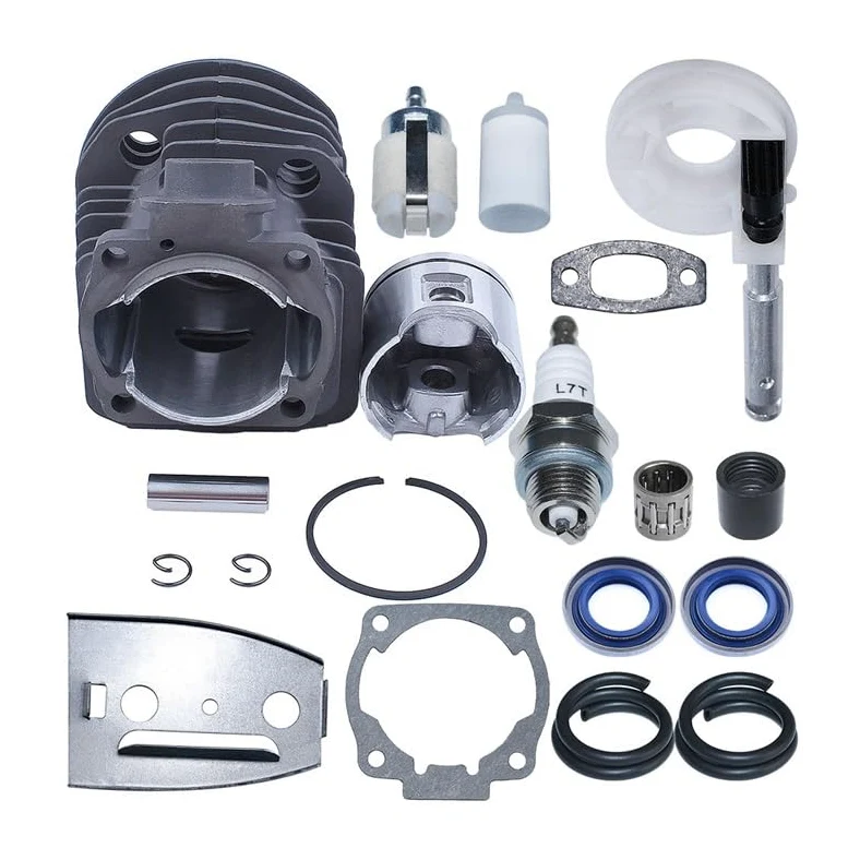 Kit de pistón de Cilindro de 46mm for Bomba de Aceite de motosierras Husqvarna 55 for Rancher 51 50