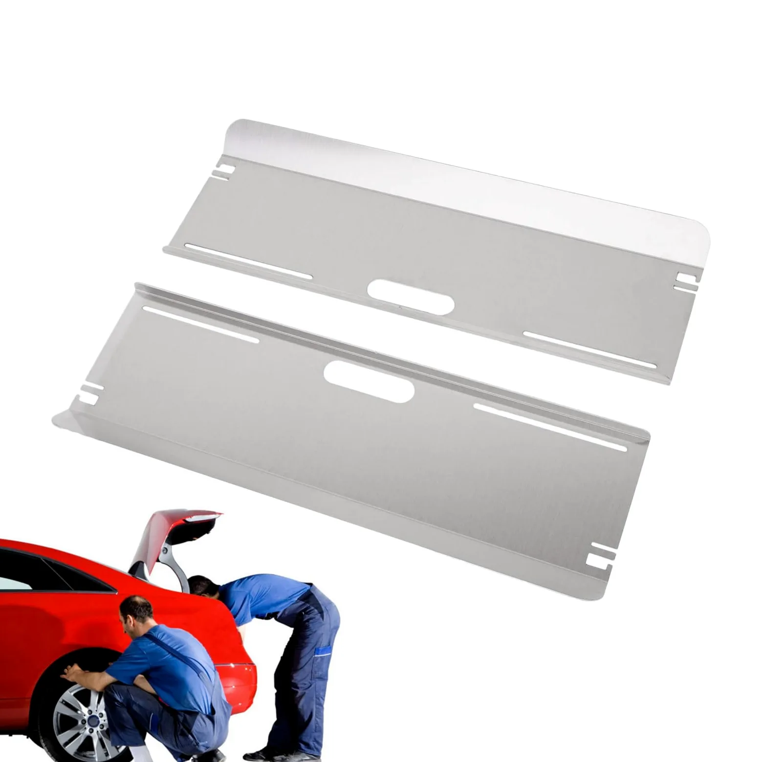 Kit de Alineación de Ruedas Genérico | Kit Placas Geometrie Ruedas - Placas de Medición Precisas y Robustas para Equipos de Garaje y Automóviles